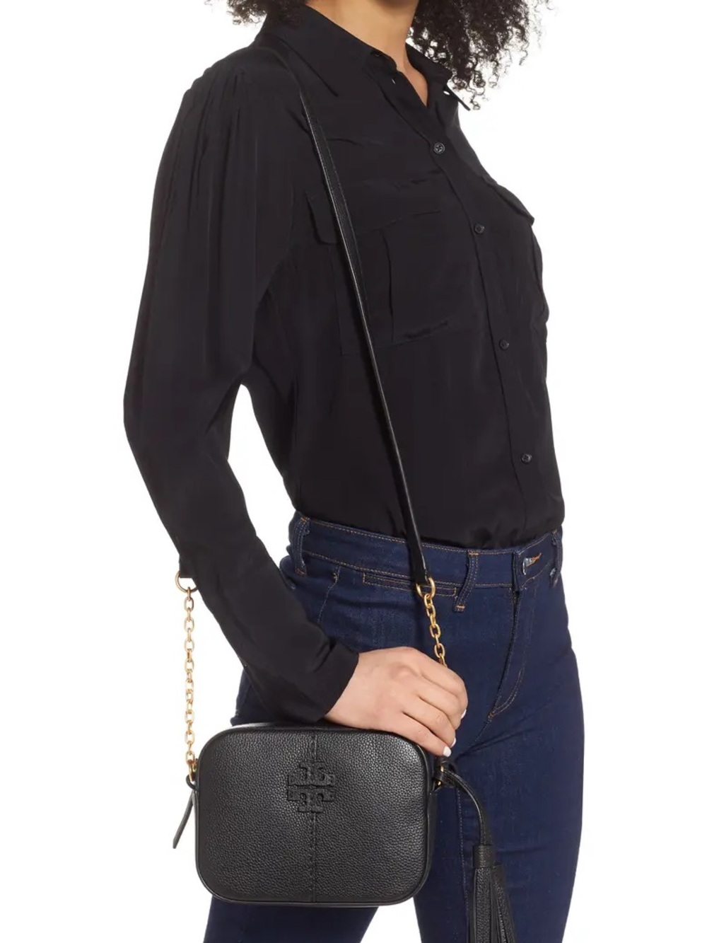 Tory Burch Mcgraw Camera Bag - Pink Moon - Picture 11 of 13